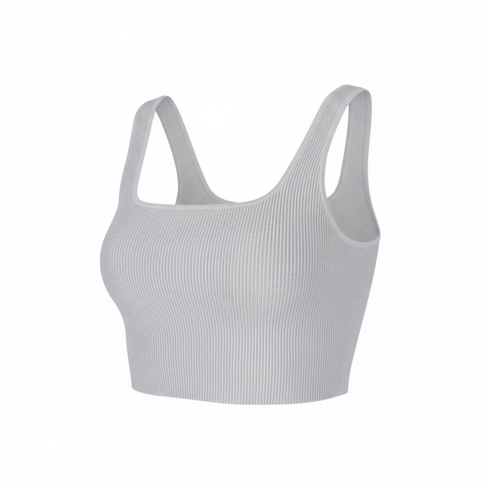 Babaton | XL | Sculpt Knit Squareneck Cropped Tank | Minimalist | Casual | Chic